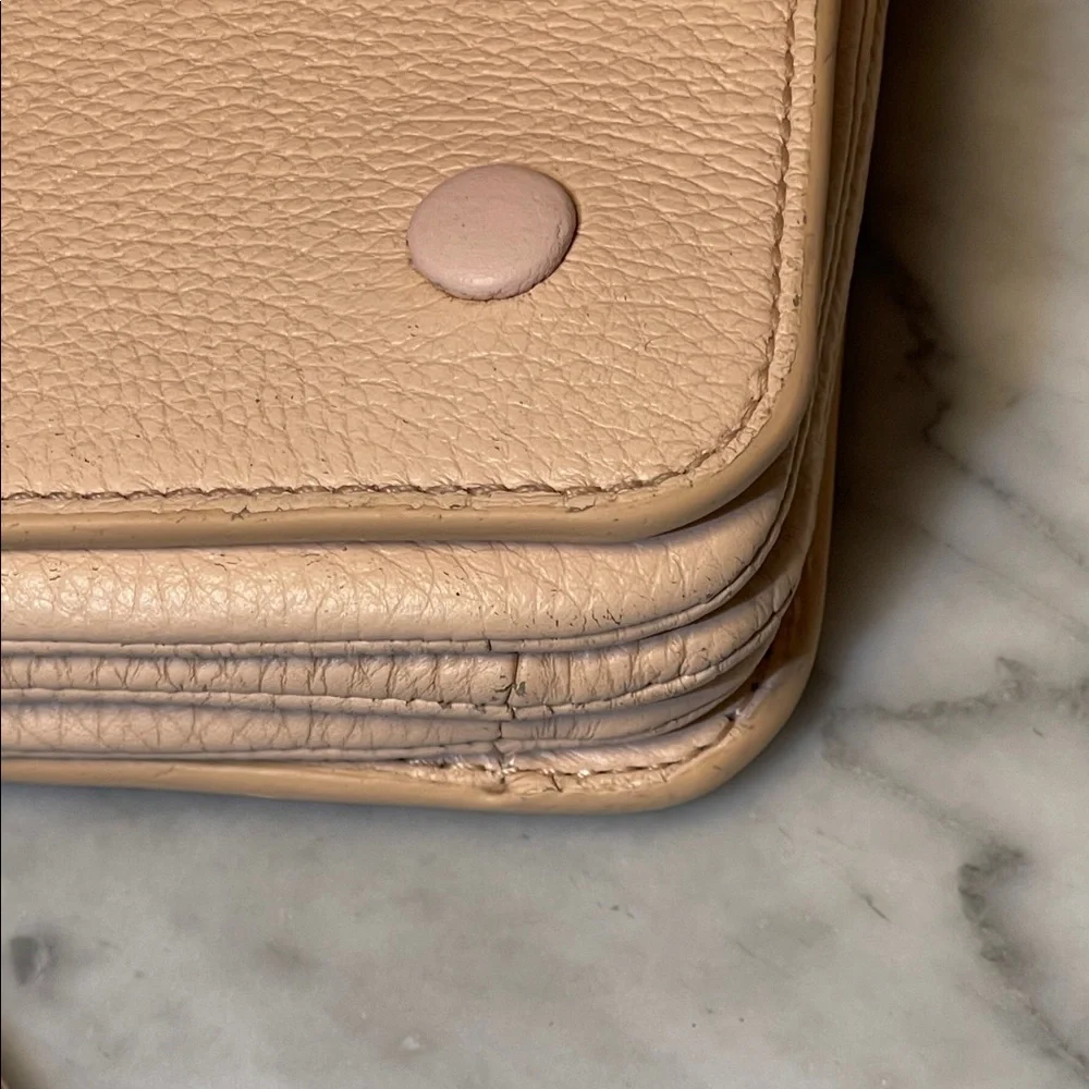 Steven Alan Pebble Leather Crossbody Bag - Nude/Tan